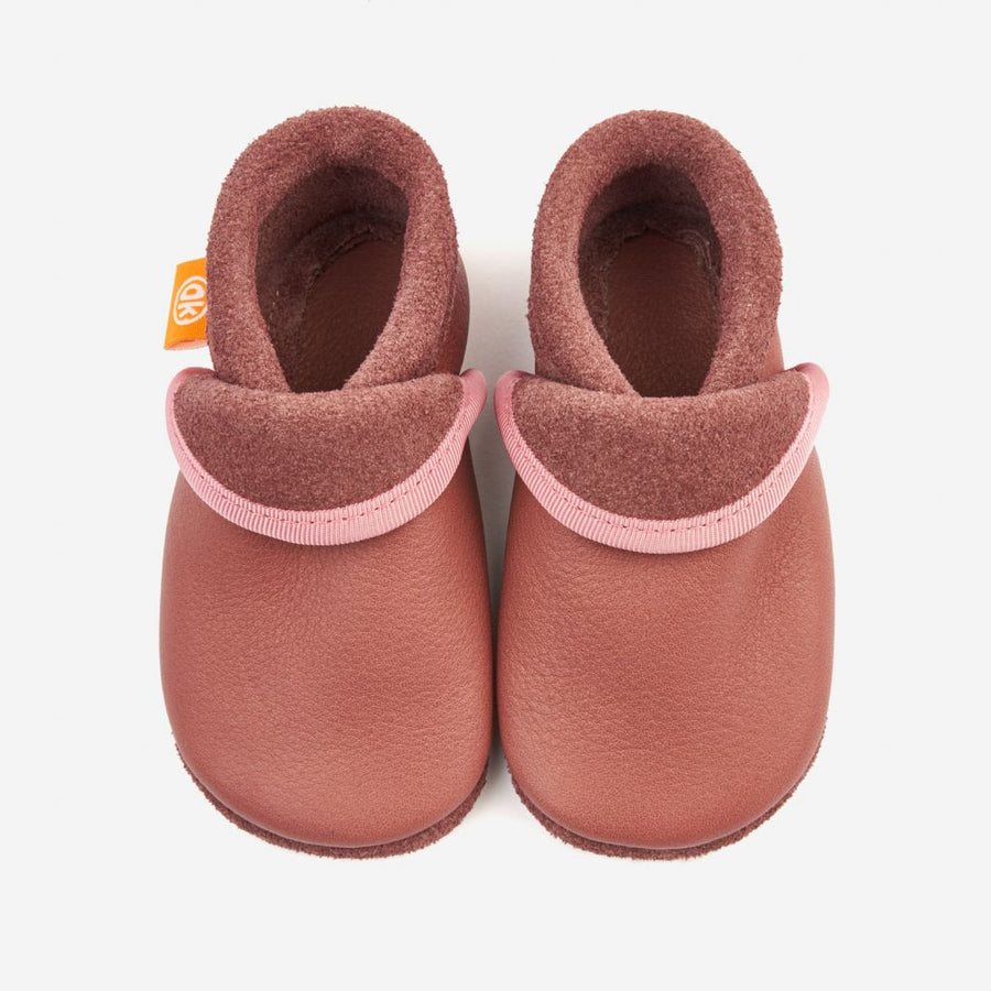 Orangenkinder Chaussons Vieux Rose