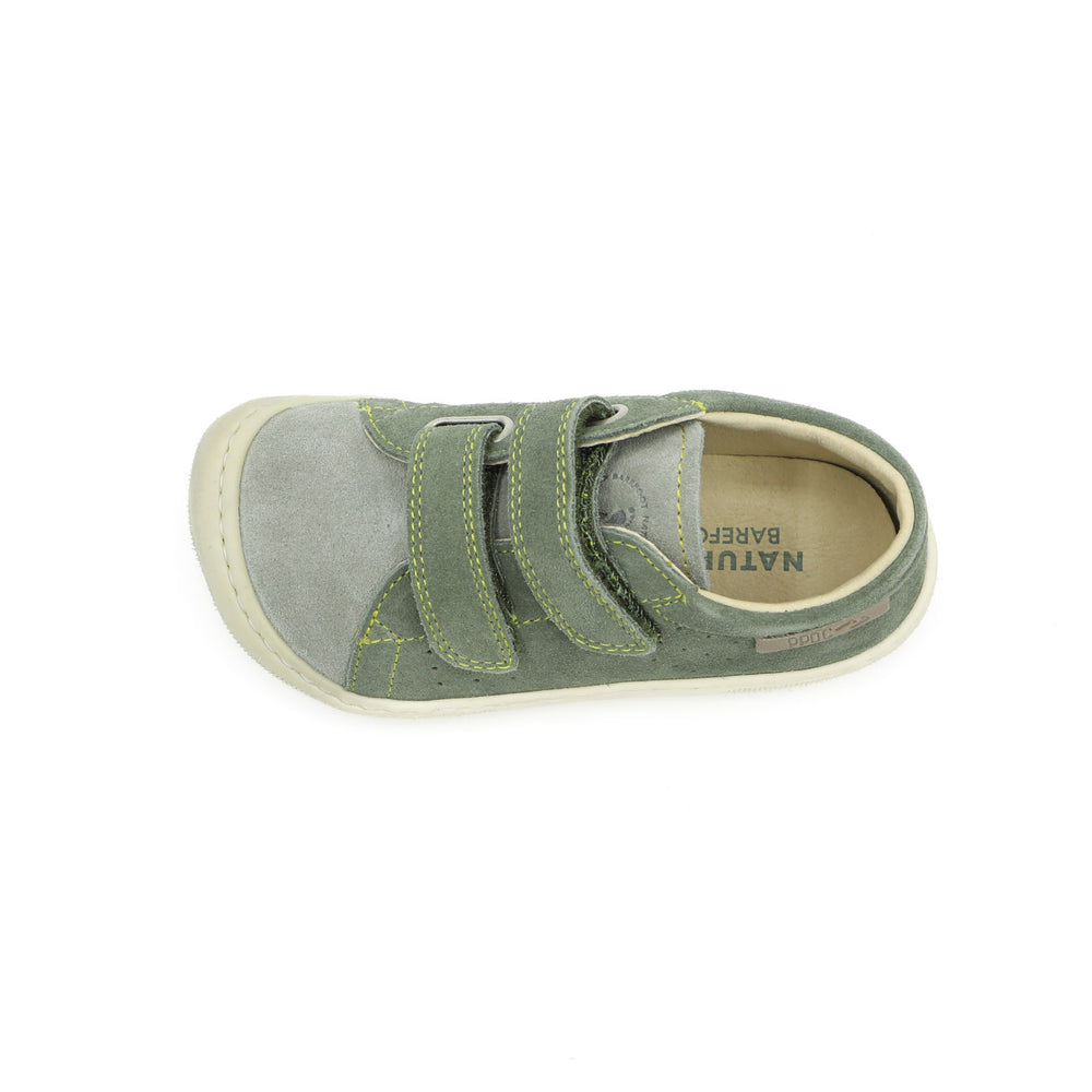 Naturino Barefoot Rabir Velcros Olive Taupe