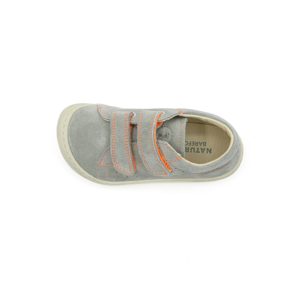 Naturino Barefoot Rabir Taupe Naranja Fluor