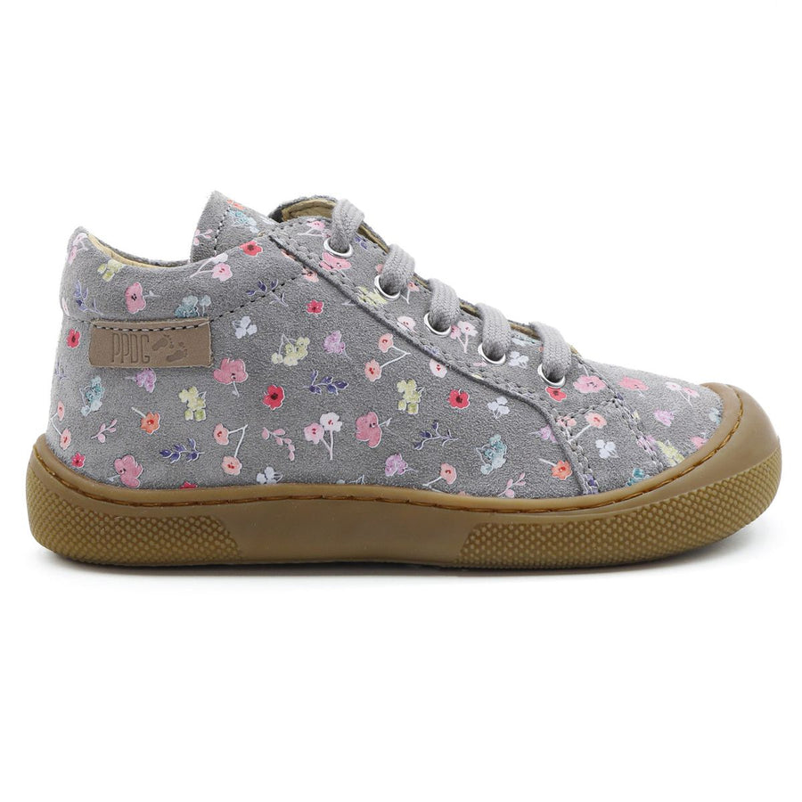 Naturino Barefoot Kommy Zip Fleurs Multi Gris