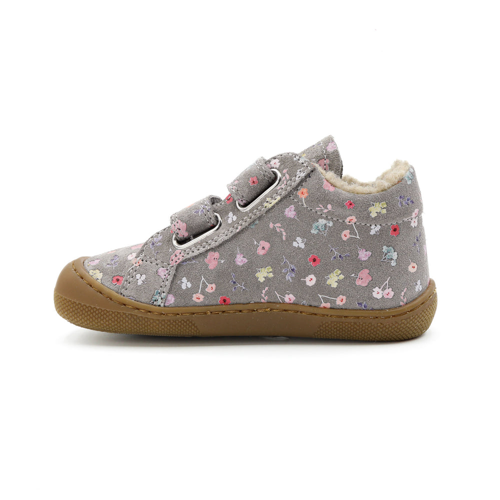 Naturino Barefoot Kommy Fourrés Fleurs Multi Gris