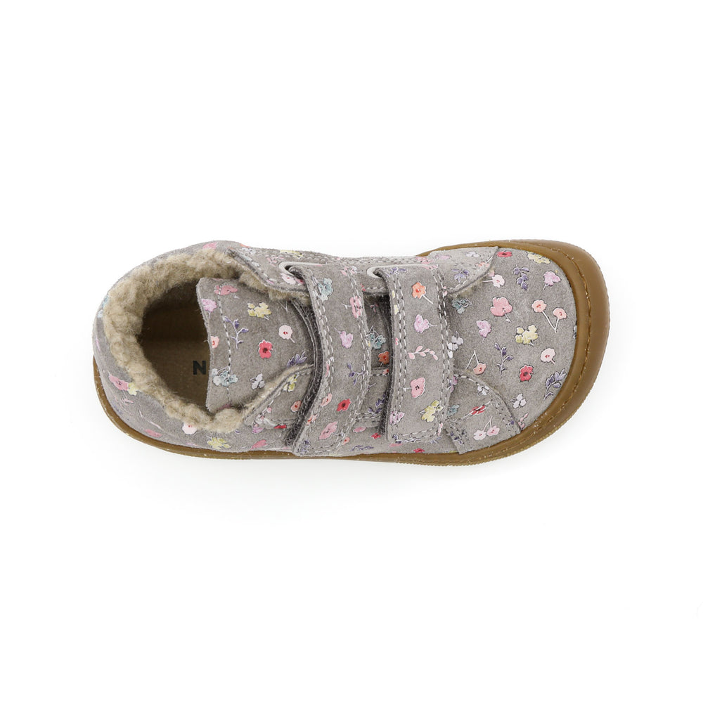 Naturino Barefoot Kommy Fourrés Fleurs Multi Gris