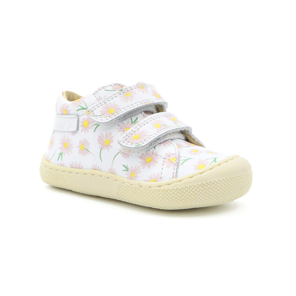 Naturino Barefoot Orec Velcros Chamomile White