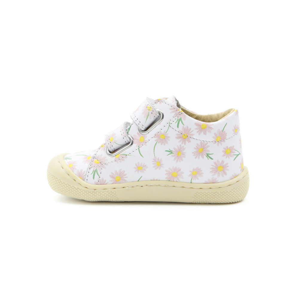 Naturino Barefoot Orec Velcros Chamomile White