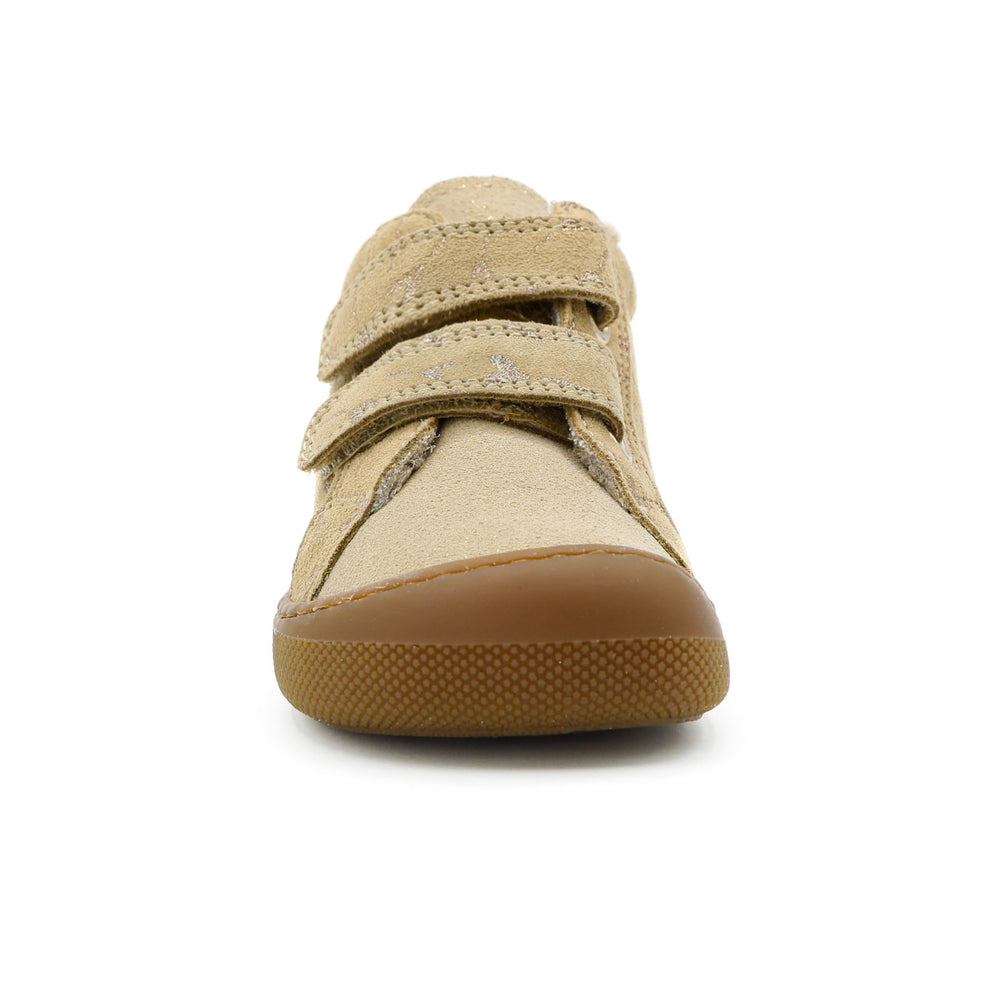 Naturino Barefoot Kommy Fourrés Fleurs Beige Or