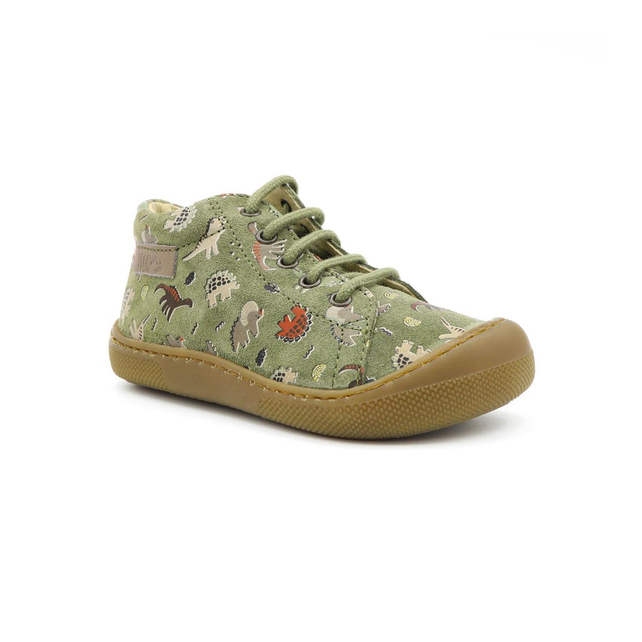 Naturino Barefoot Orec Cordones Dino Caqui