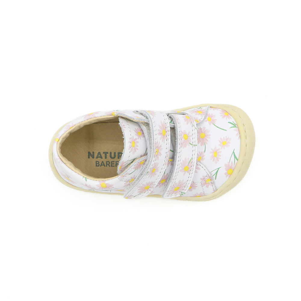 Naturino Barefoot Orec Velcros Chamomile White