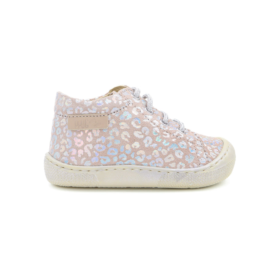 Naturino Barefoot Orec Lacets Shiny Leo Beige