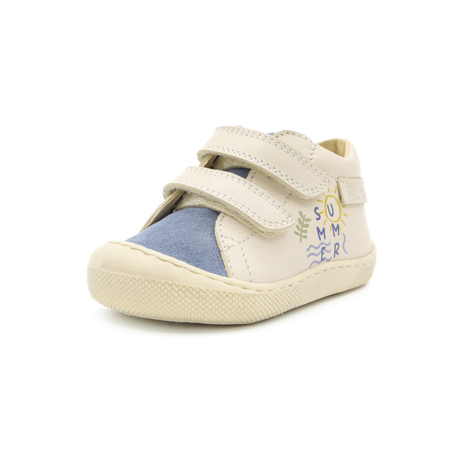 Naturino Barefoot Velcros Summer Loryel Celeste Milk