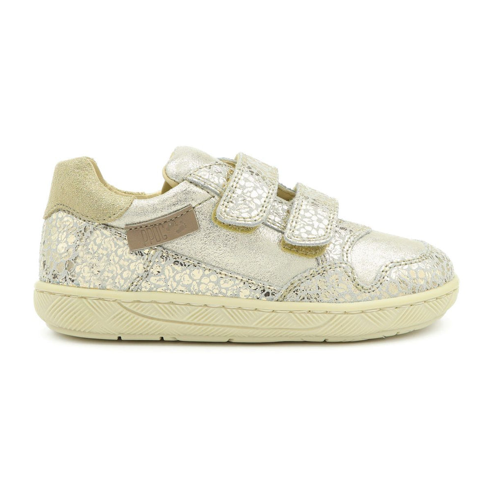 Naturino Kids Lilox Suede Fleur Glitter Platinium