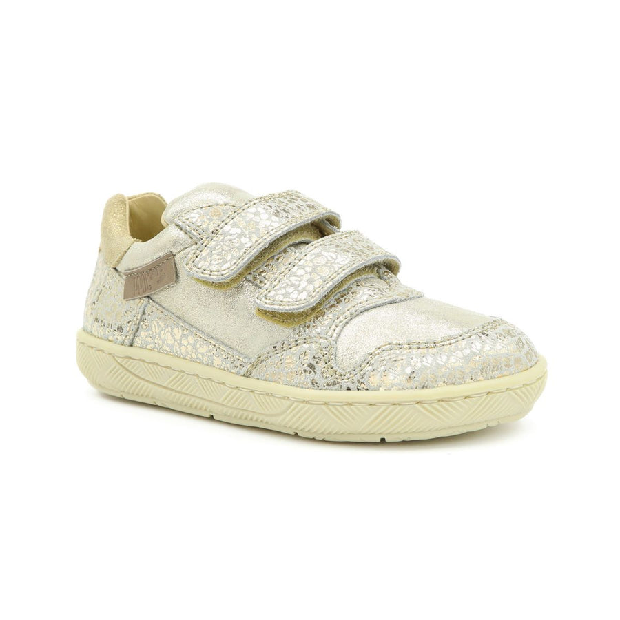 Naturino Kids Lilox Suede Fleur Glitter Platinium