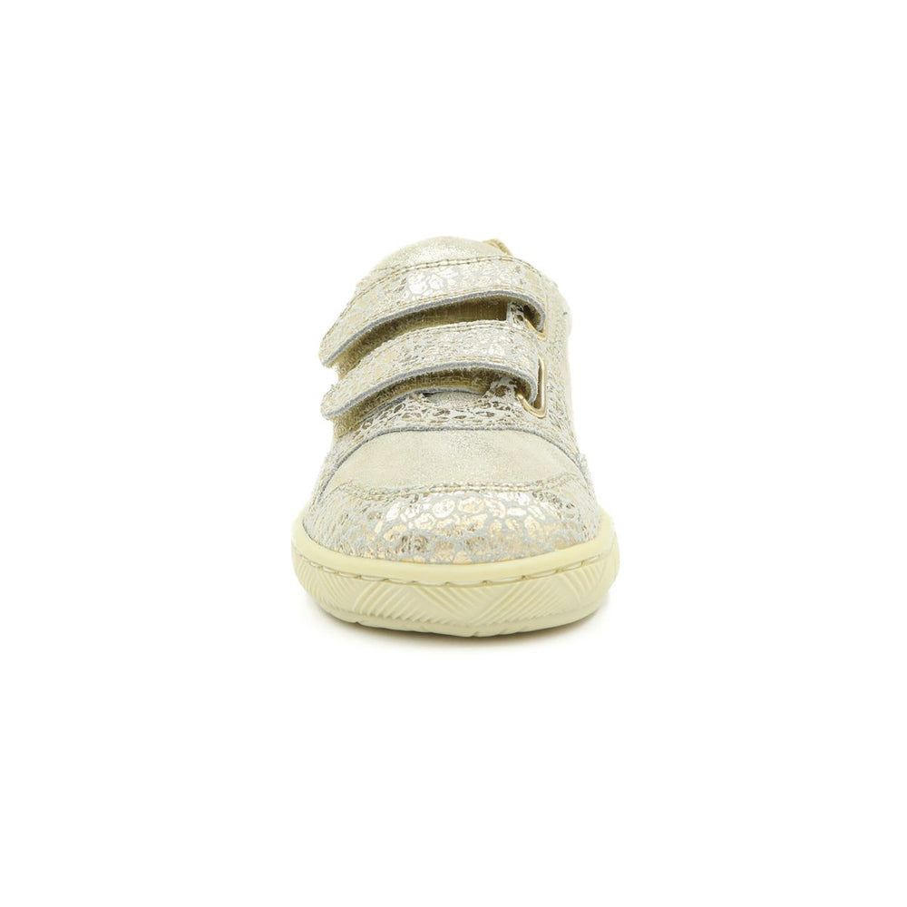 Naturino Kids Lilox Suede Fleur Glitter Platinium