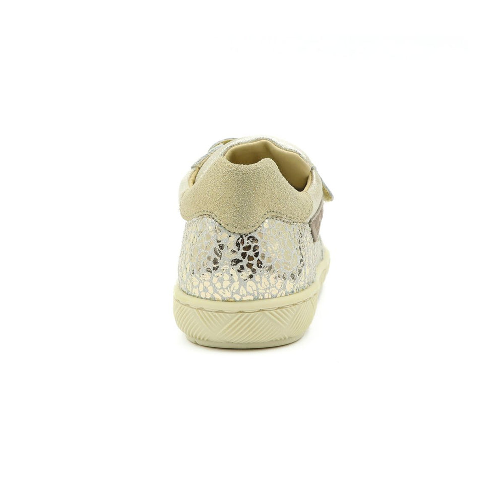 Naturino Kids Lilox Suede Fleur Glitter Platinium