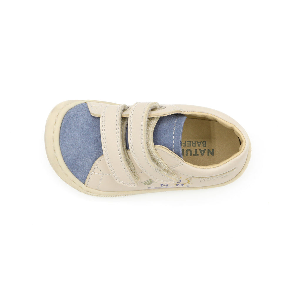 Naturino Barefoot Velcros Summer Loryel Celeste Milk