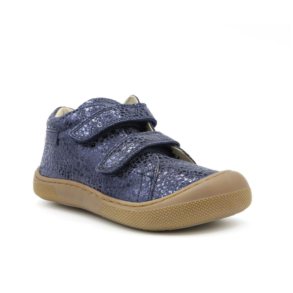 Naturino Barefoot Orec Velcro fleurs Bleu