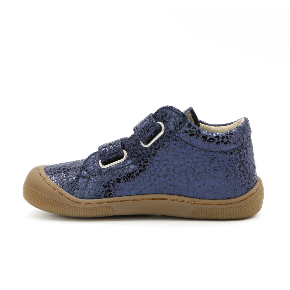 Naturino Barefoot Orec Velcro fleurs Bleu