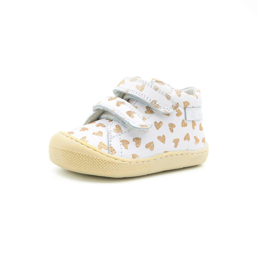 Naturino Barefoot Orec Velcros Golden Hearts