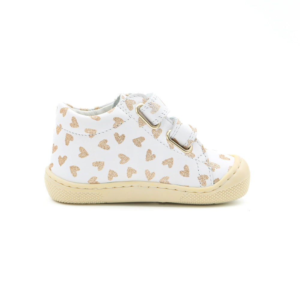 Naturino Barefoot Orec Velcros Golden Hearts