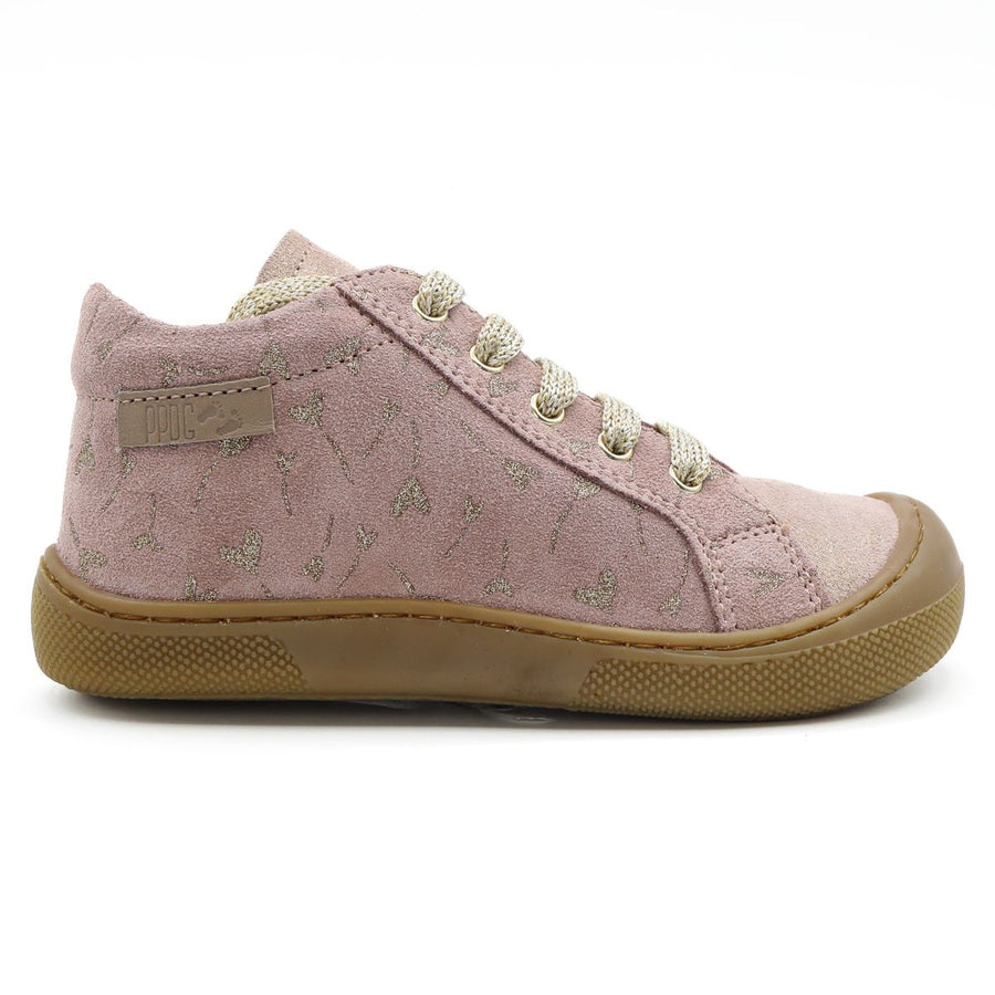 Naturino Barefoot Kommy Zip Flores Rosa Oro