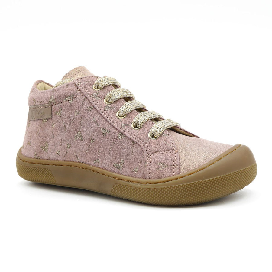 Naturino Barefoot Kommy Zip Flores Rosa Oro