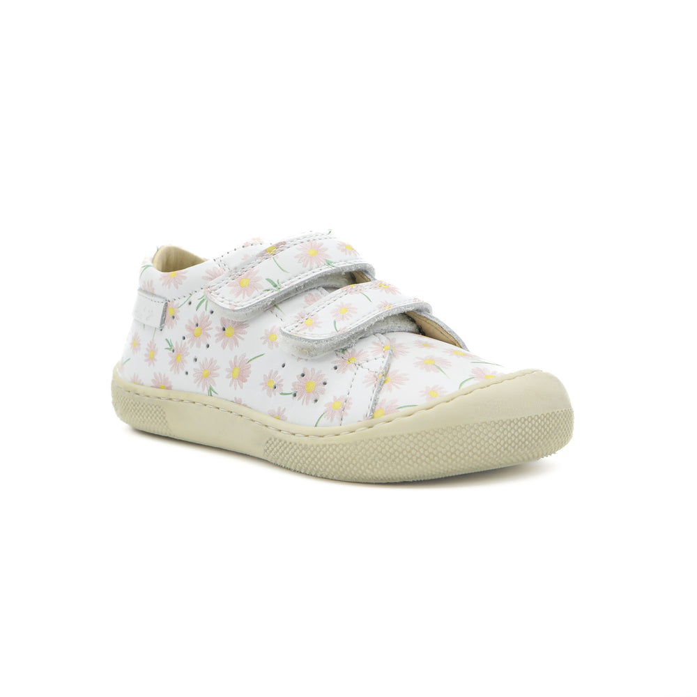 Naturino Barefoot Rabir Velcros Chamomile White