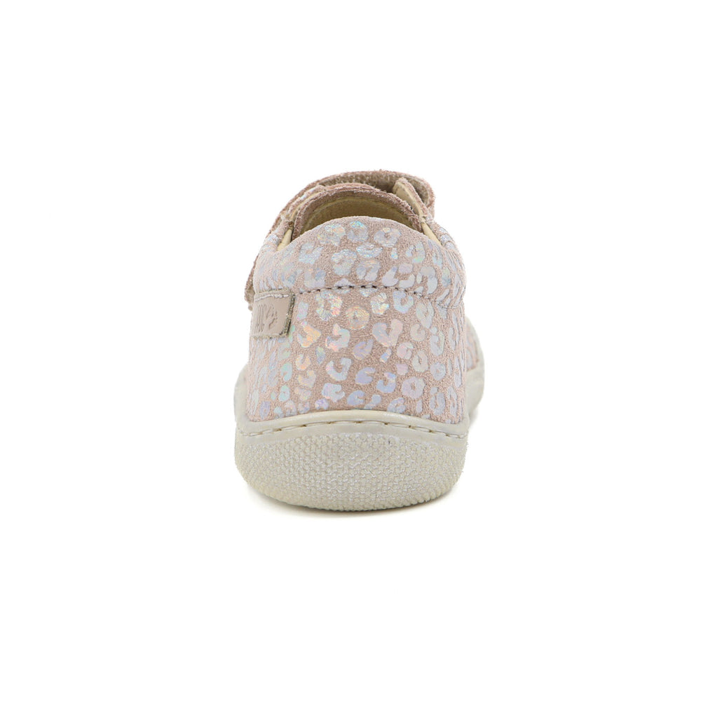 Naturino Barefoot Rabir Velcros Shiny Leo Beige