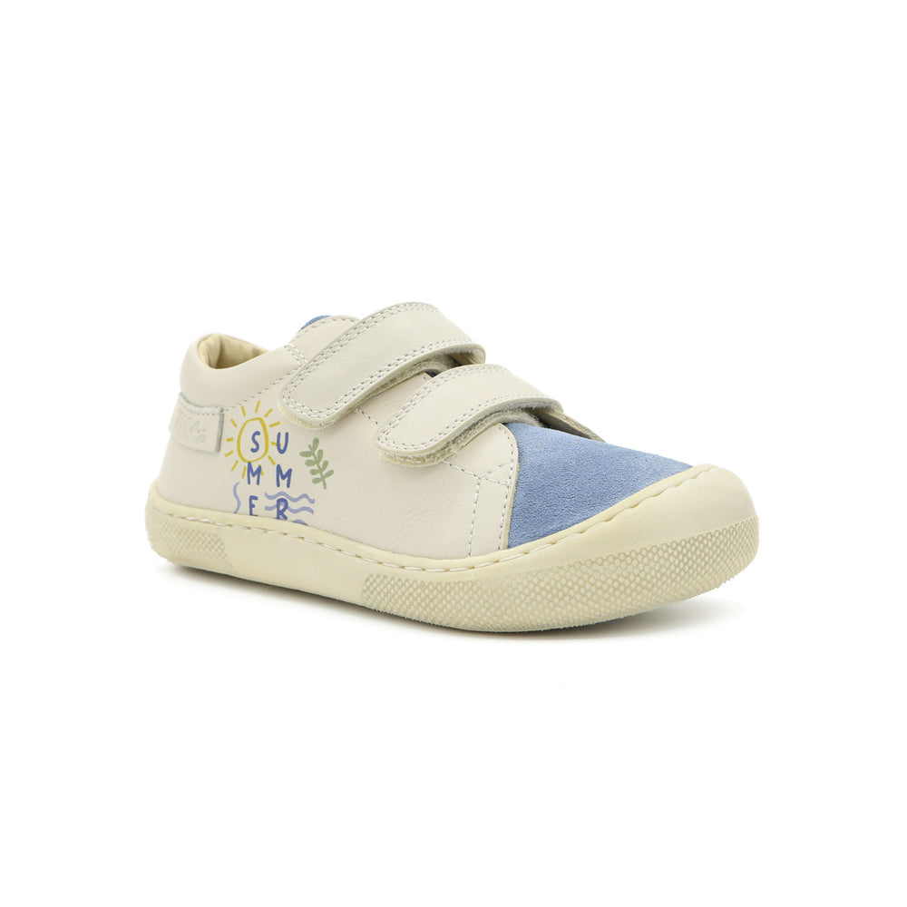 Naturino Barefoot Summer Velcros Lelory Celeste Milk