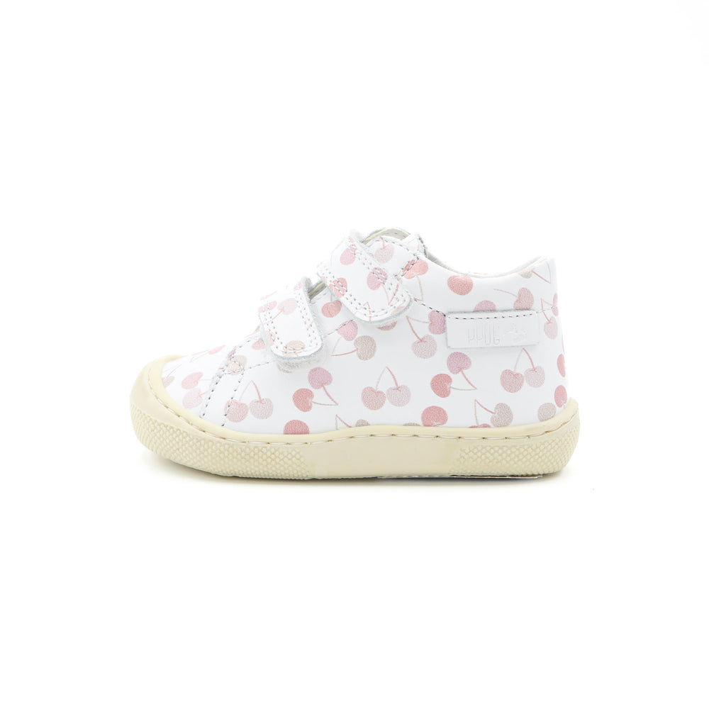 Naturino Barefoot Orec Velcros Cherry White Pink